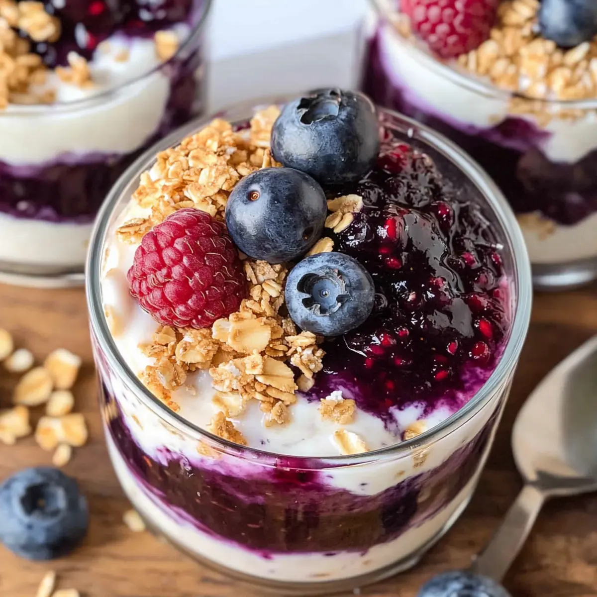 Berry Cheesecake Overnight Oats