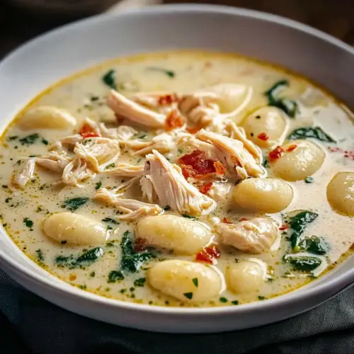 Crockpot Chicken Gnocchi Soup