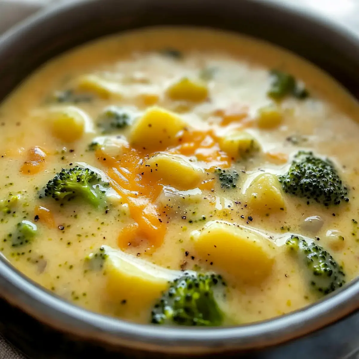 Potato Broccoli Cheddar Soup