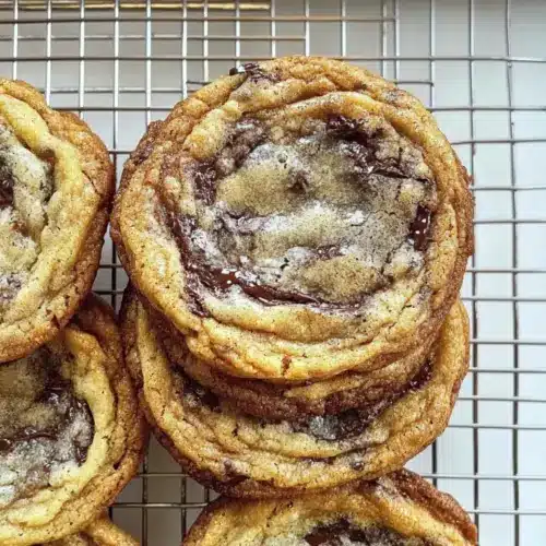 pan-banging chocolate chip cookies