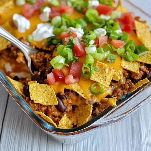 Walking Taco Casserole