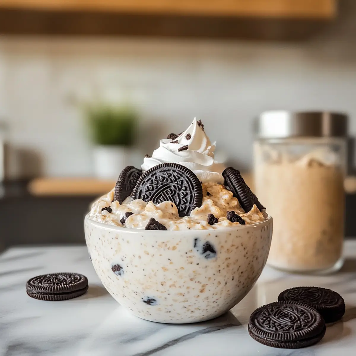 Oreo Overnight Oats