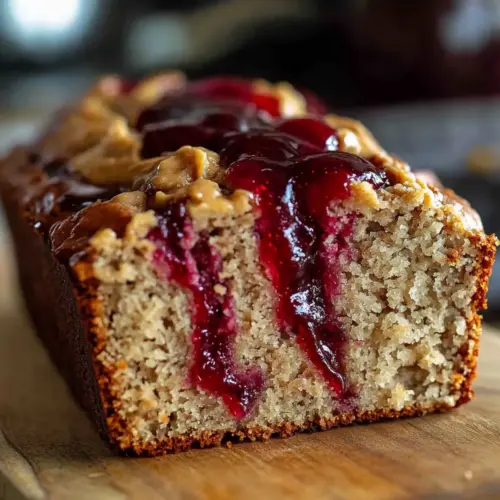 PB and Jelly Banana Bread