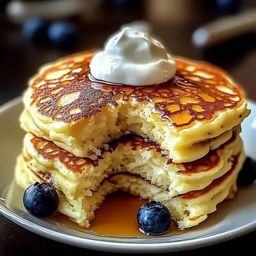 Flourless Cottage Cheese Pancakes