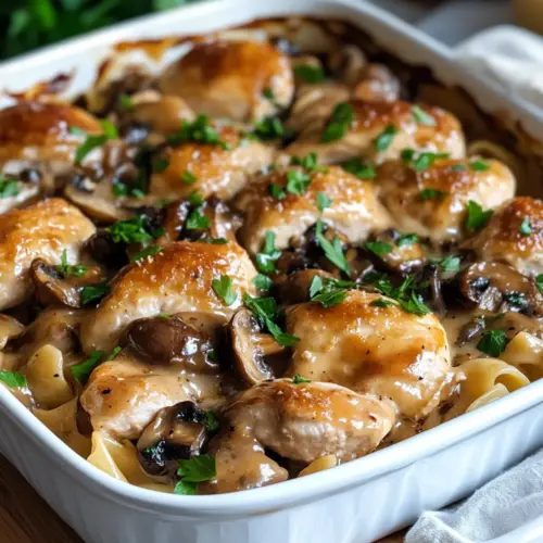 Chicken Marsala Casserole