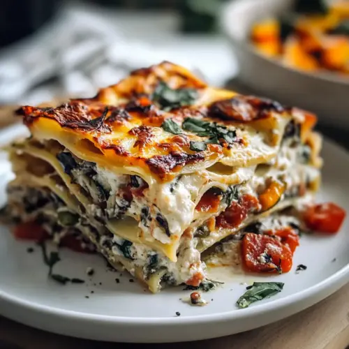 Loaded Veggie White Lasagna