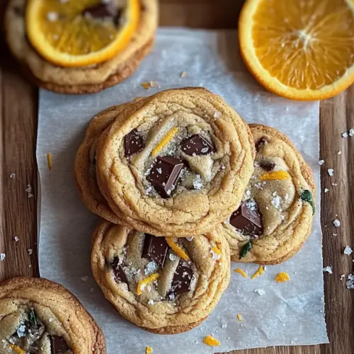 Orange Dark Chocolate Cookies