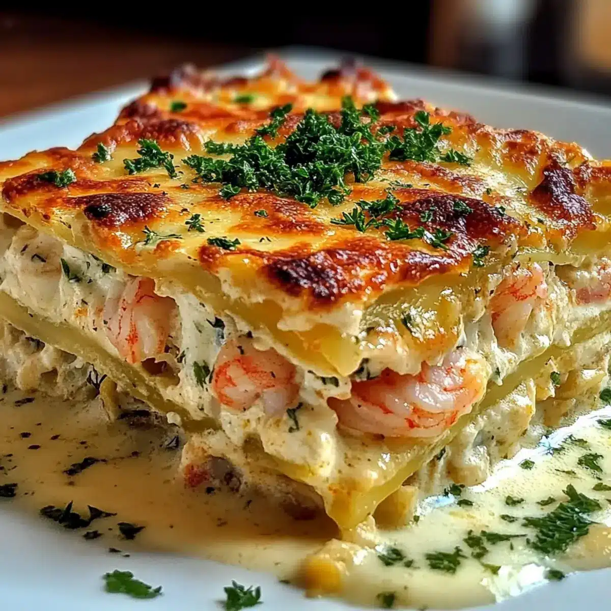 Shrimp And Crab Lasagna