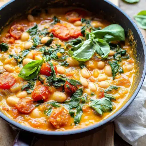 Creamy Tomato White Bean Stew