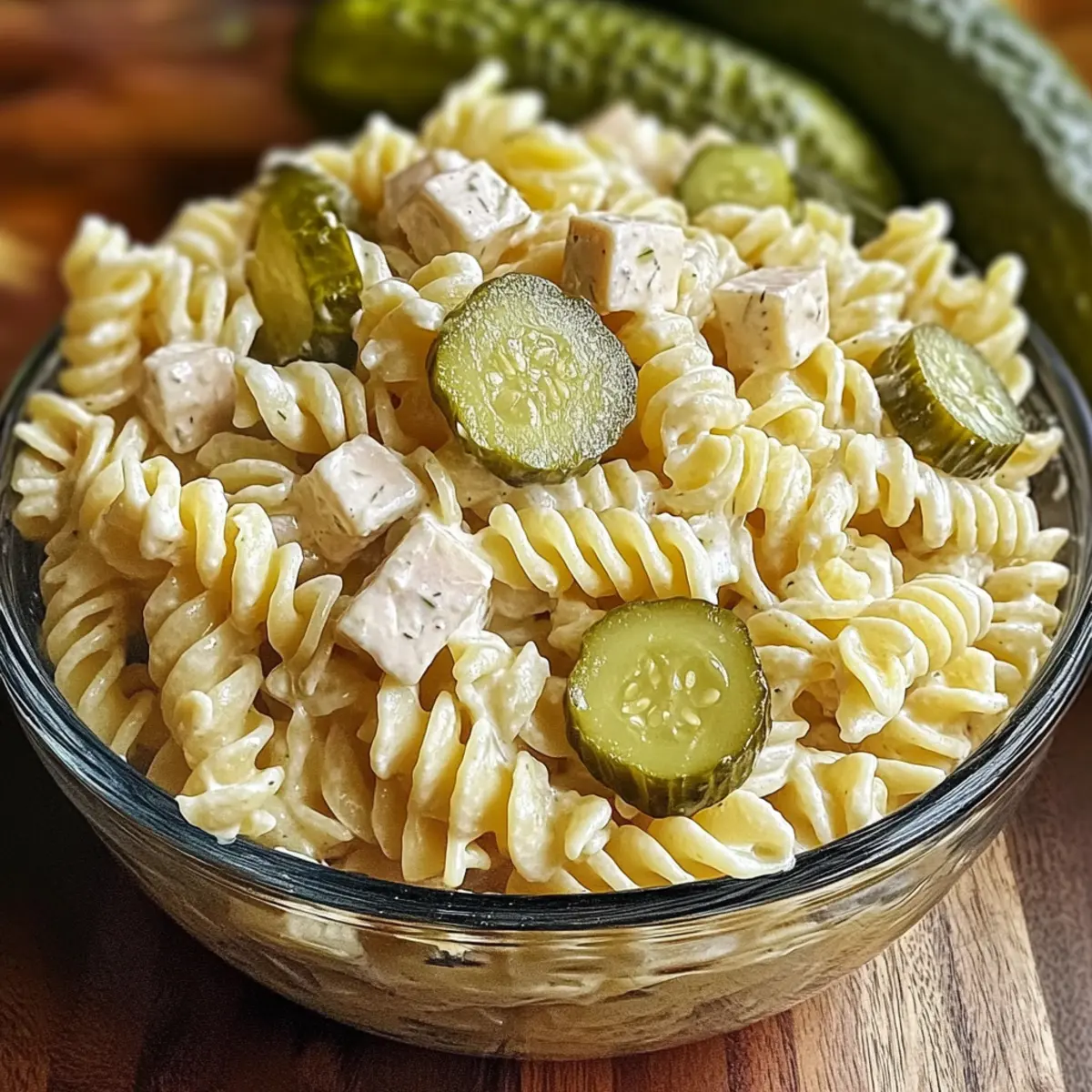 Dill Pickle Pasta Salad
