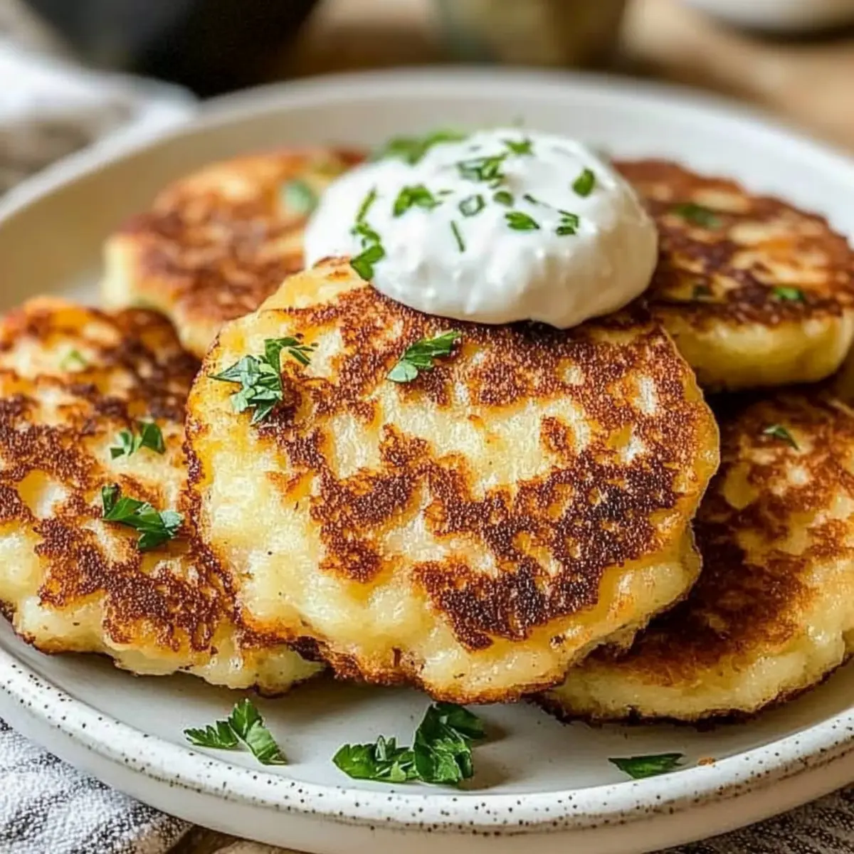 Potato Pancakes From Leftover Mashed Potatoes