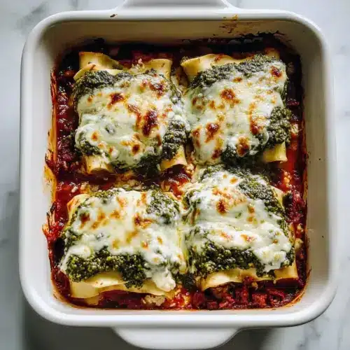 Pesto Ricotta Lasagna Rolls
