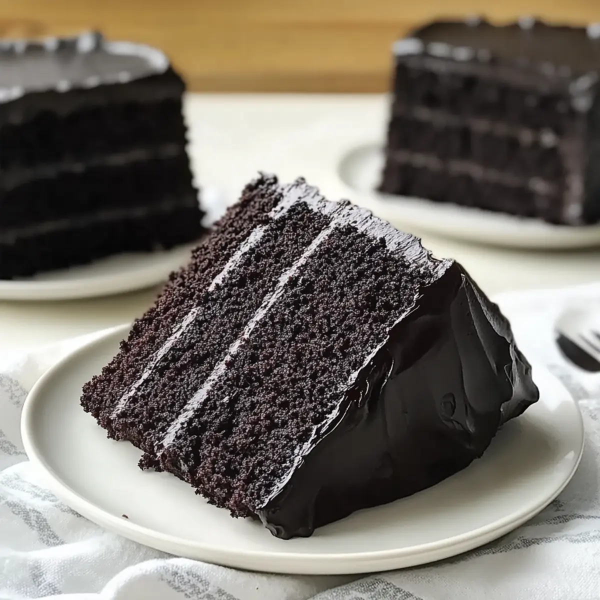 Black Cocoa Cake