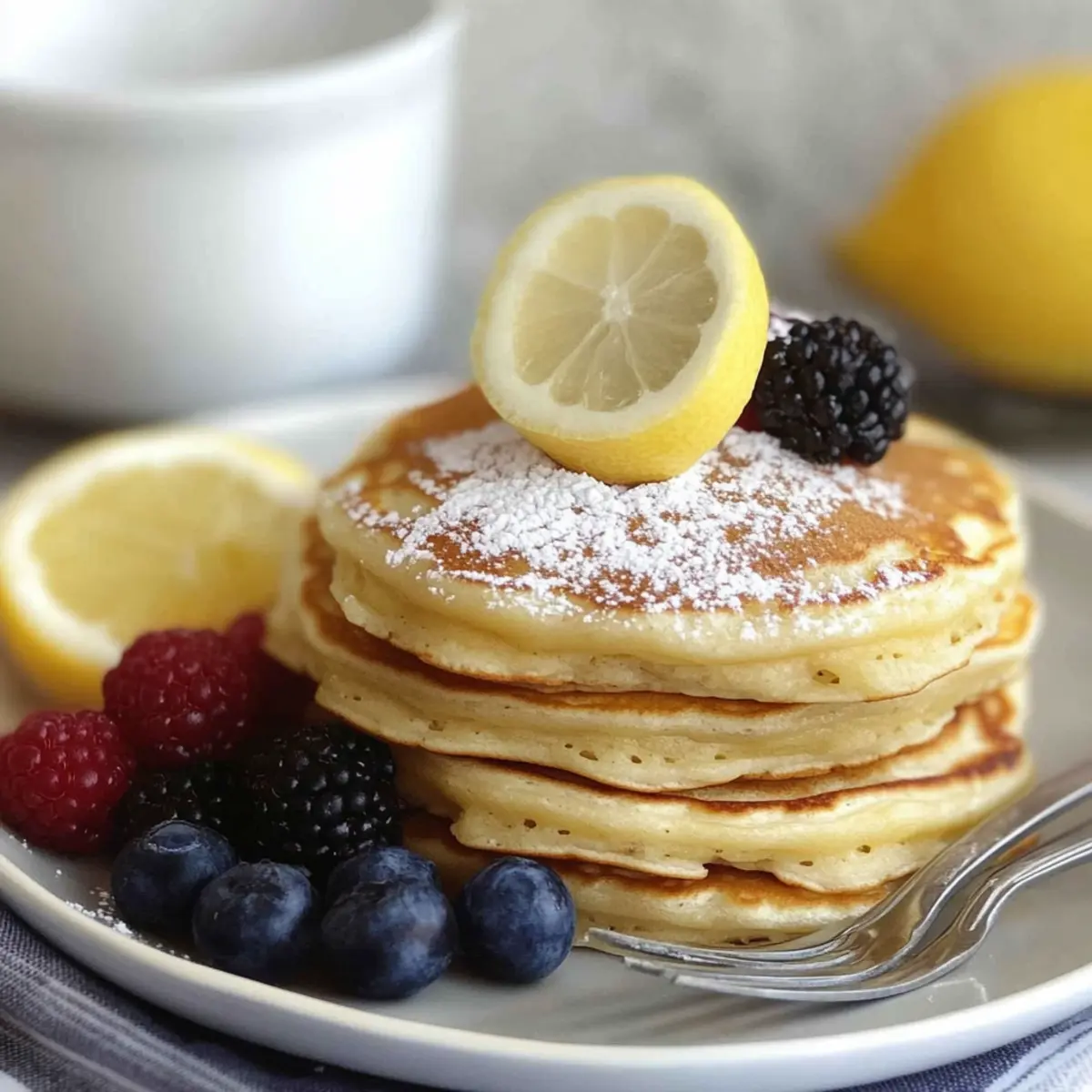 Lemon Ricotta Pancakes