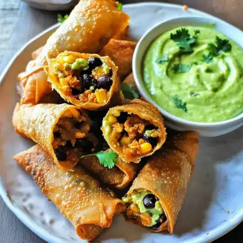 Vegan Tex Mex Egg Rolls