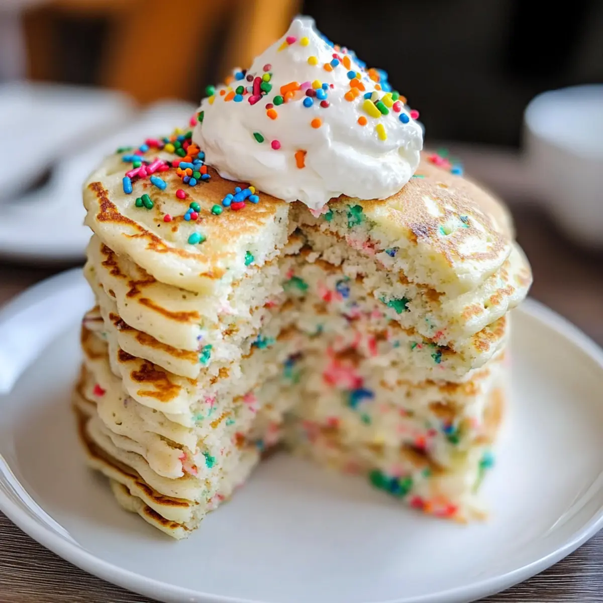 Cake Batter Pancakes