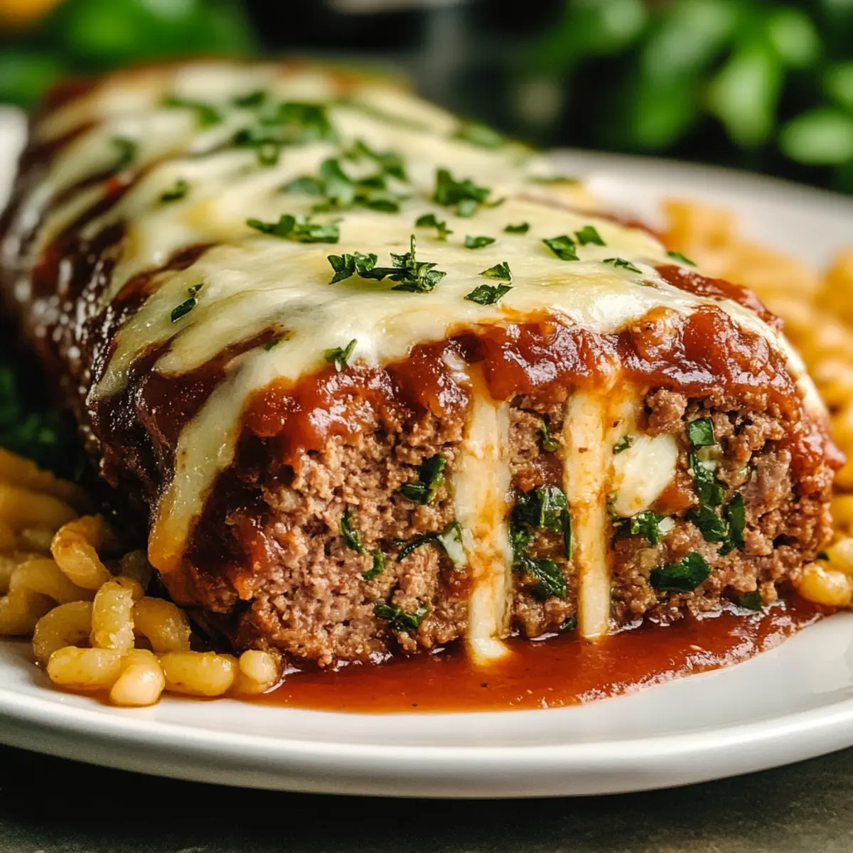 Stuffed Italian Meatloaf