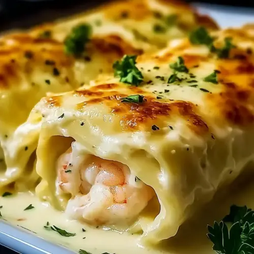 Seafood Lasagna Roll Ups