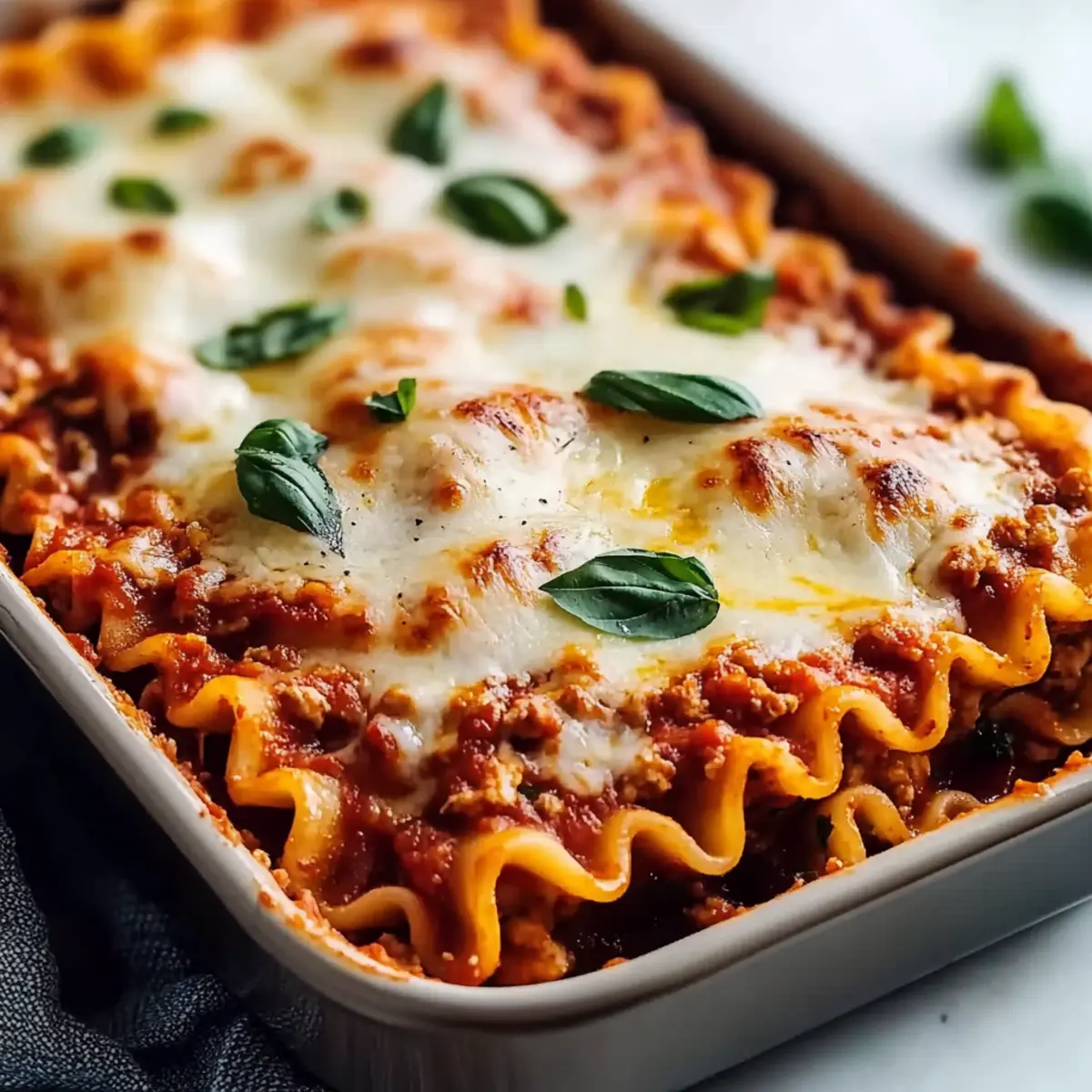 Cheesy Lasagna Roll Ups with Cottage Cheese