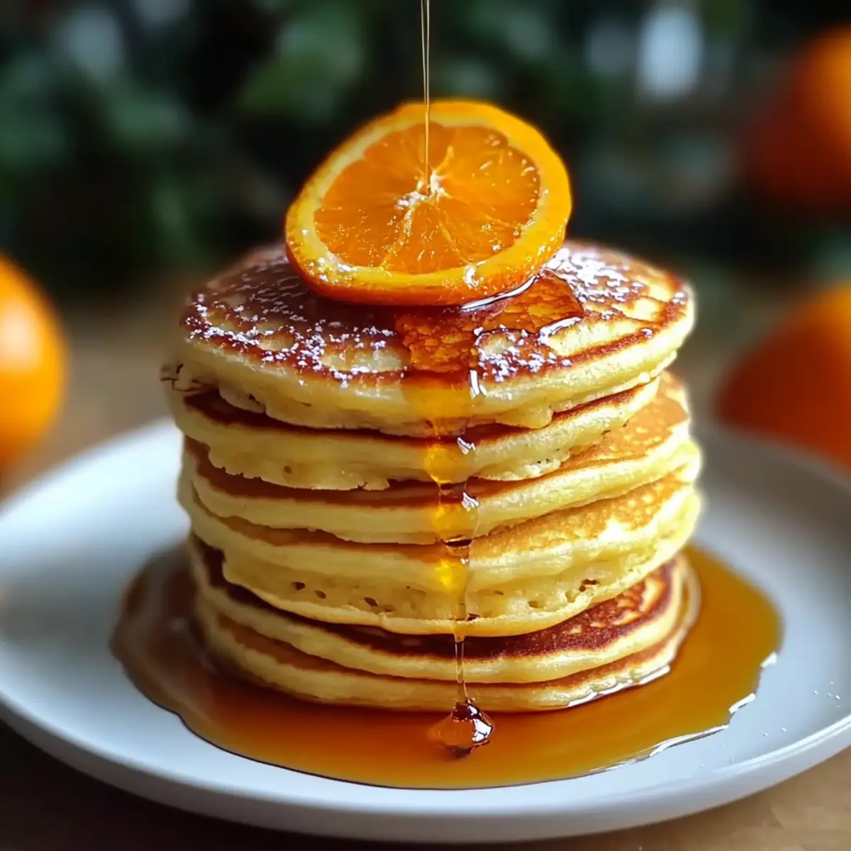 Orange Vanilla Pancakes