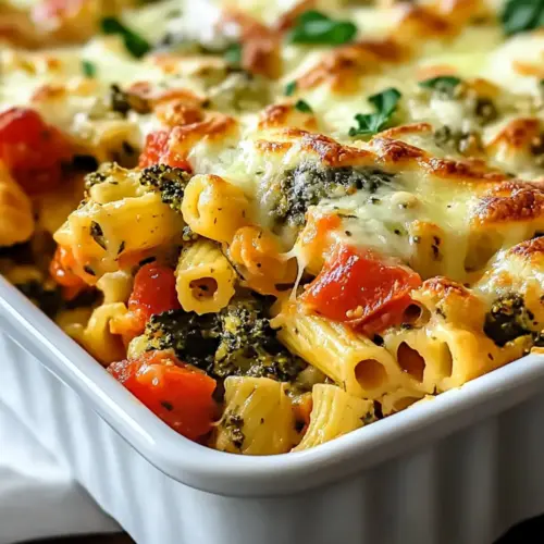 Mediterranean Vegetable Pasta Bake