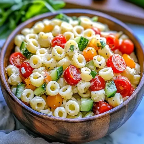 Ditalini Pasta Salad