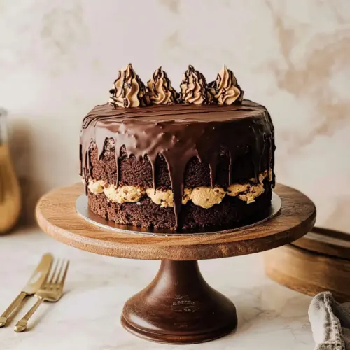 Chocolate Cookie Brownie Cake