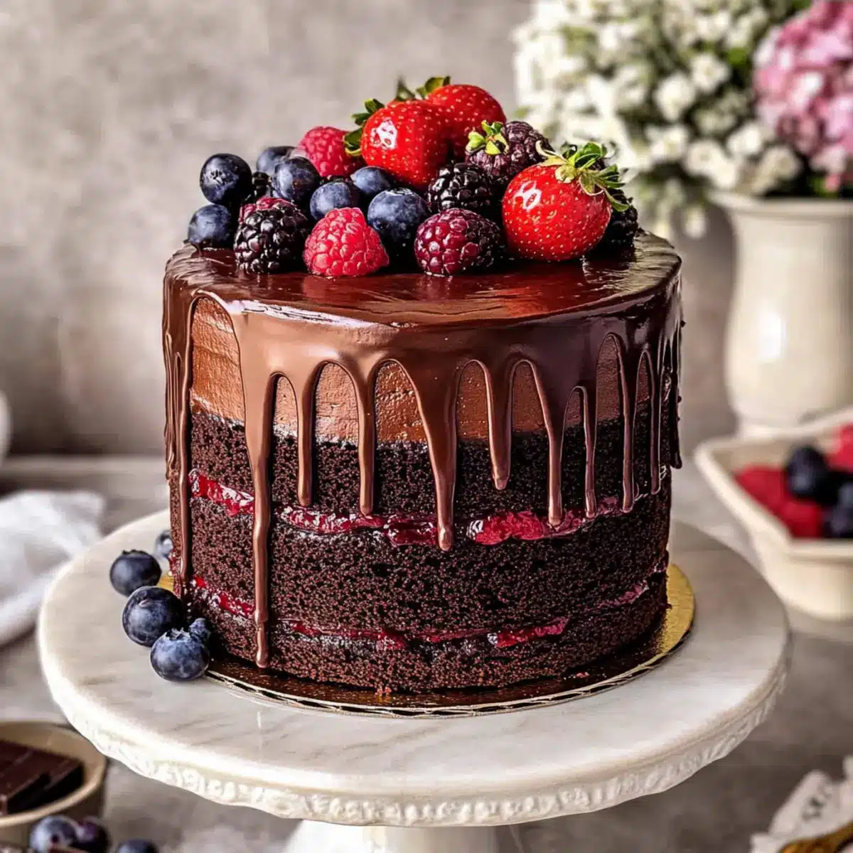 Chocolate Berry Cake