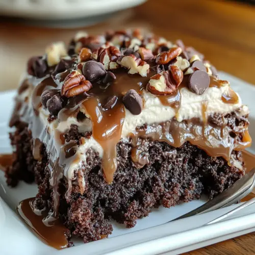 Chocolate Turtle Cake