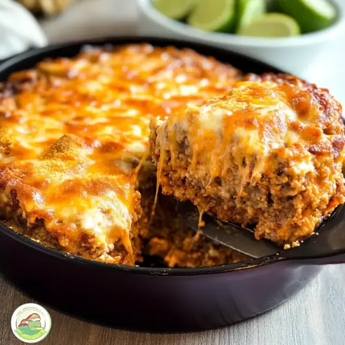 Cheese Stuffed Taco Meatloaf