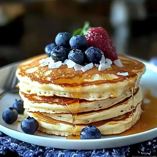 Coconut Cream Pancakes