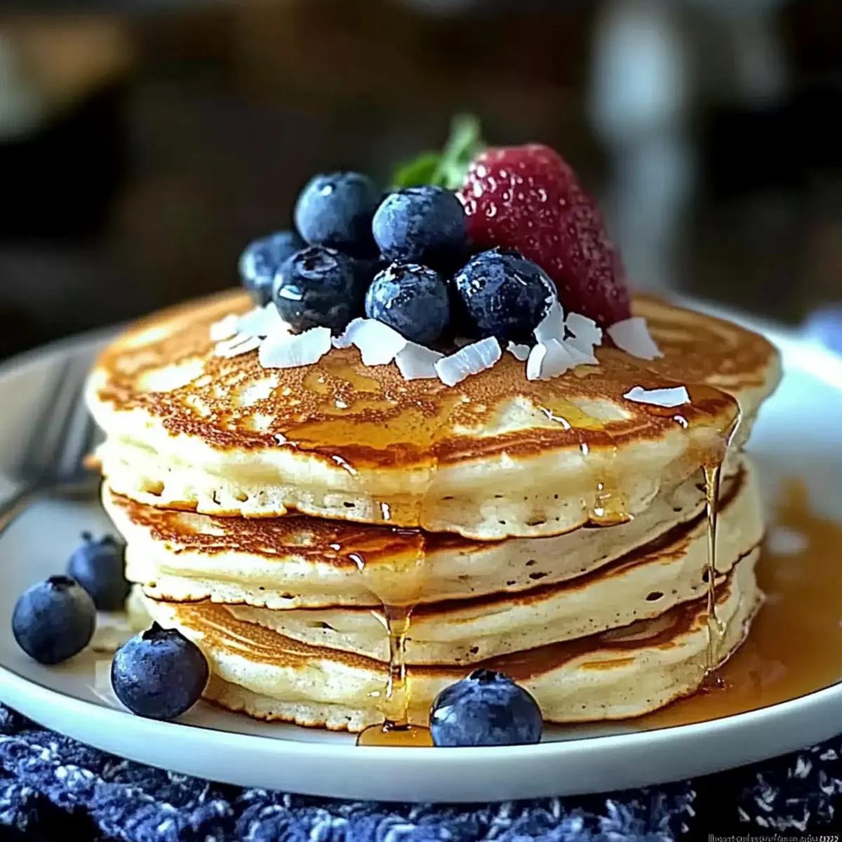Coconut Cream Pancakes