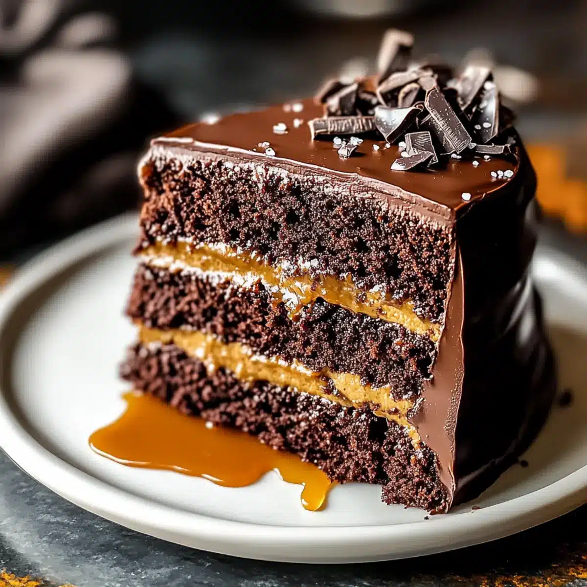 Salted Caramel Chocolate Cake