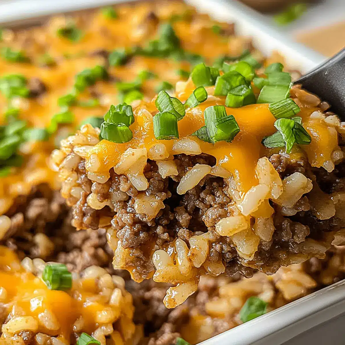 Hamburger Rice Casserole