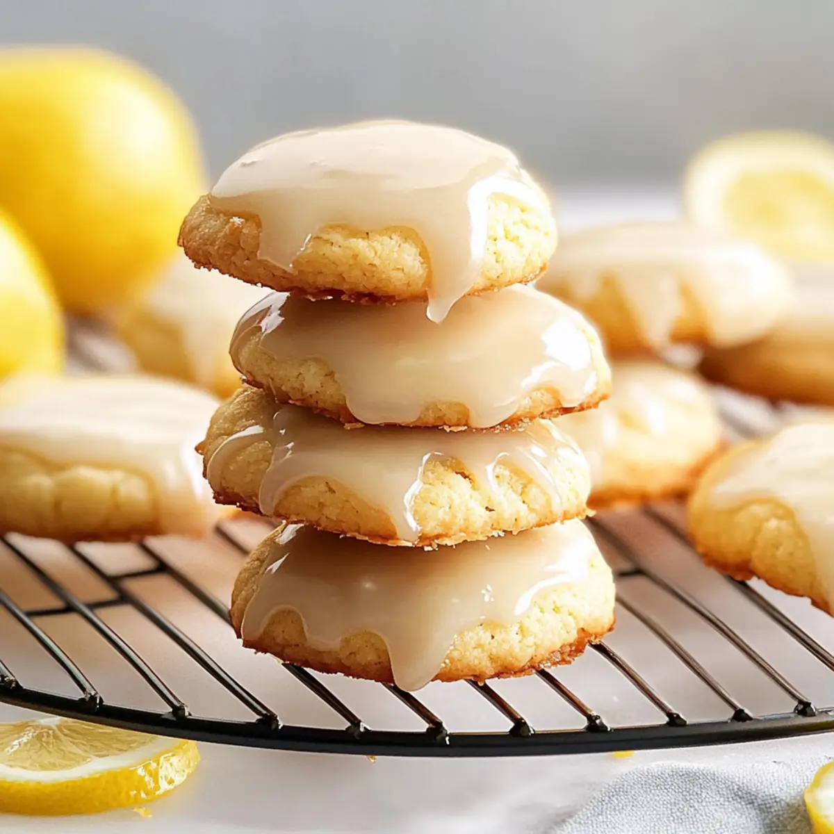 Glazed Lemon Cookies