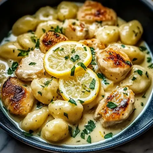 Lemon Chicken Gnocchi