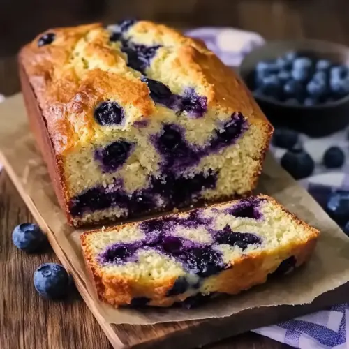 Blueberry Cream Cheese Bread