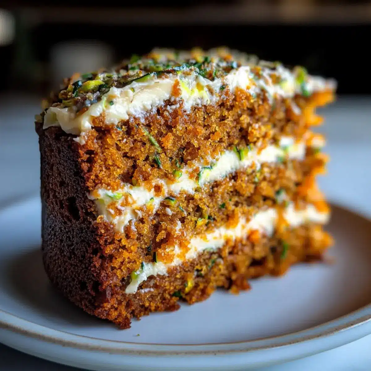 Spiced Zucchini Sweet Potato Cake