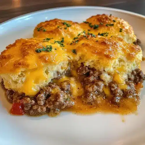 Cheddar Bay Hamburger Casserole