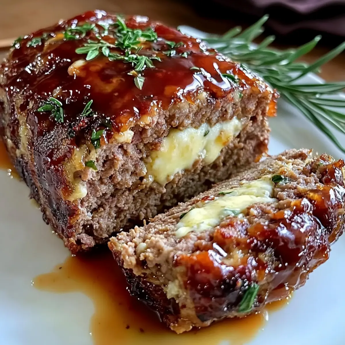 Cream Cheese Stuffed Meatloaf