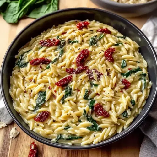 Parmesan Creamy Tuscan Orzo