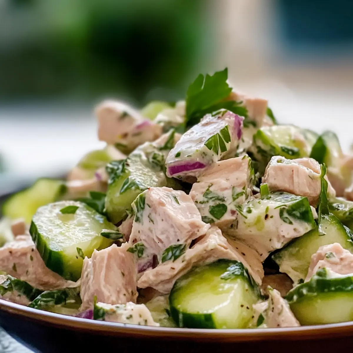 Cucumber Tuna Salad