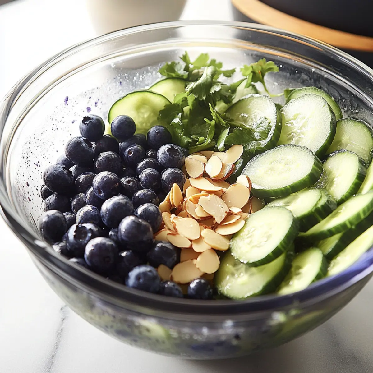 Cucumber Blueberry Salad