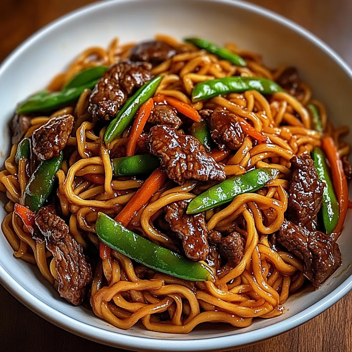 Beef Lo Mein Stir Fry