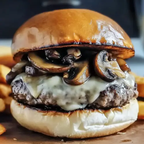 Mushroom Swiss Burger