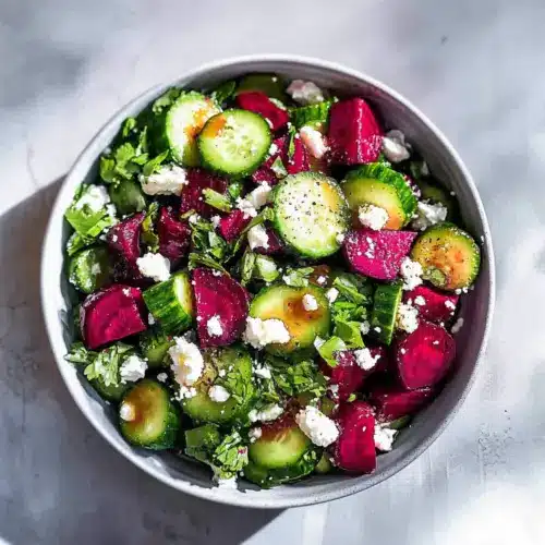 Easy Cucumber Beet Salad