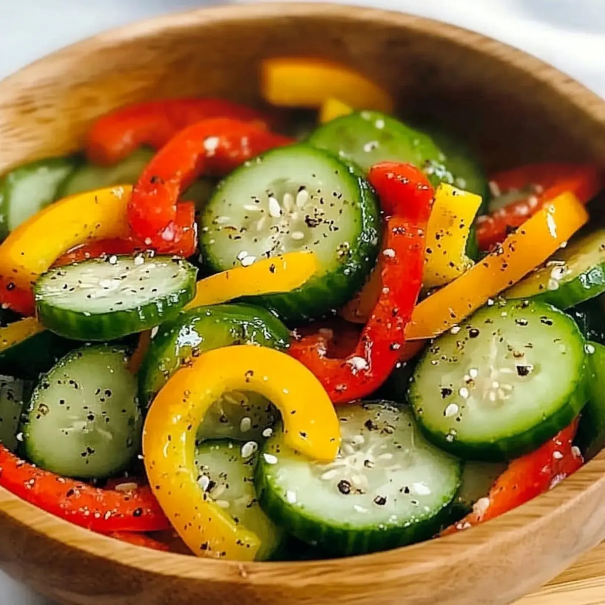 Cucumber Pepper Salad