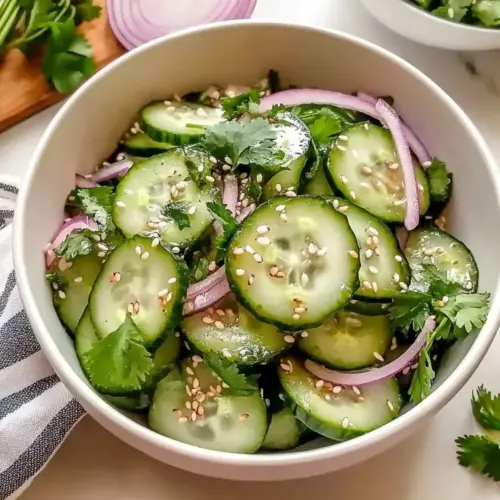 Tangy Honey Cucumber Salad