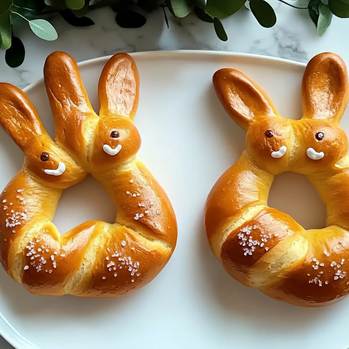 Easter Bunny Soft Pretzels