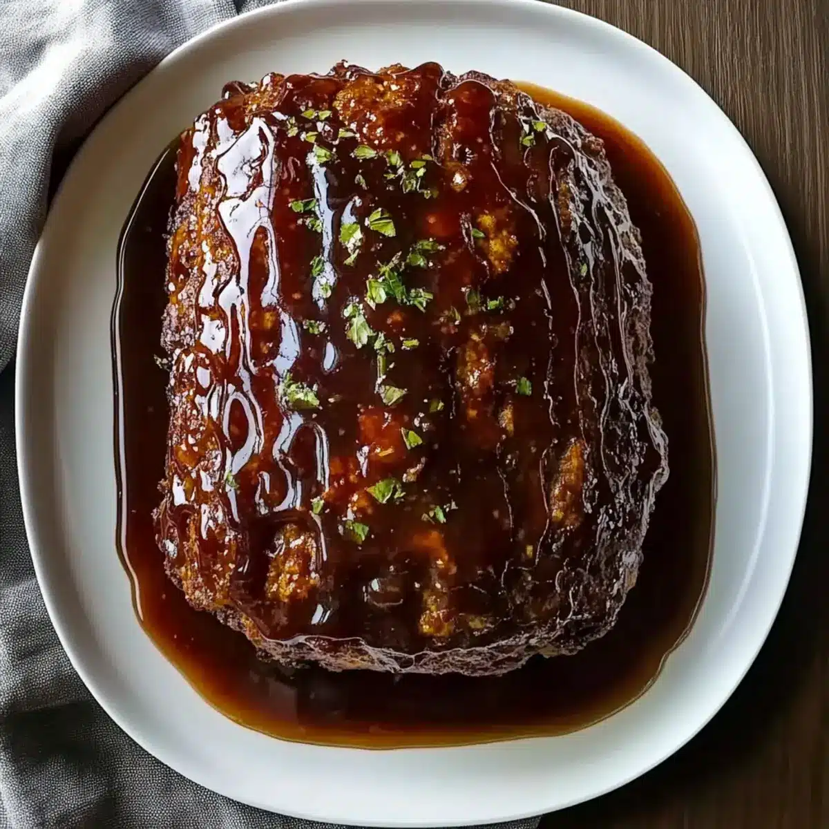 Meatloaf with Jelly Glaze
